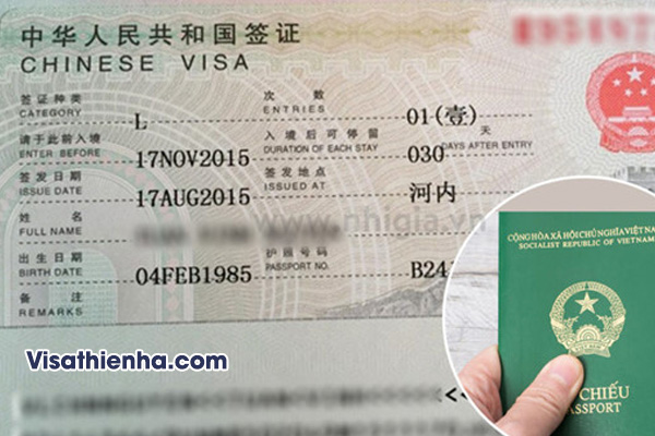 xin visa Trung Quốc có cần chứng minh tài chính