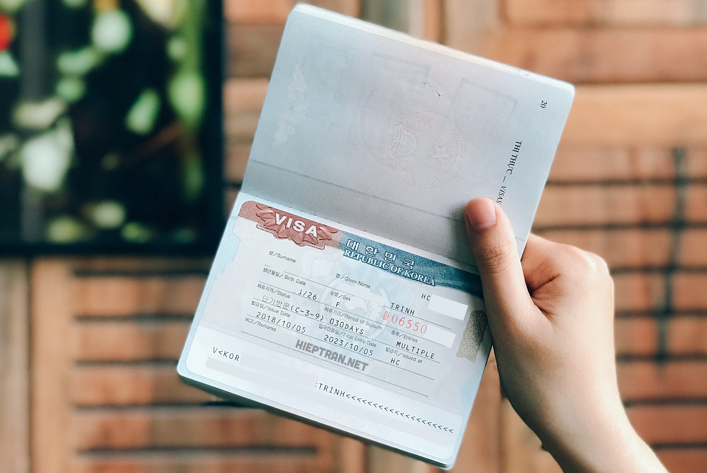 Thủ tục xin Visa Hàn Quốc 2018