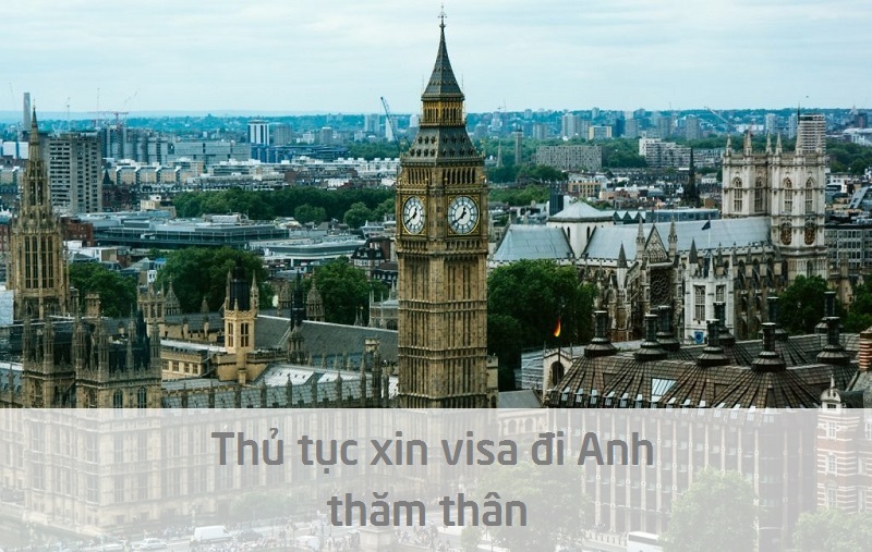 Hướng dẫn thủ tục xin visa đi Anh thăm người thân