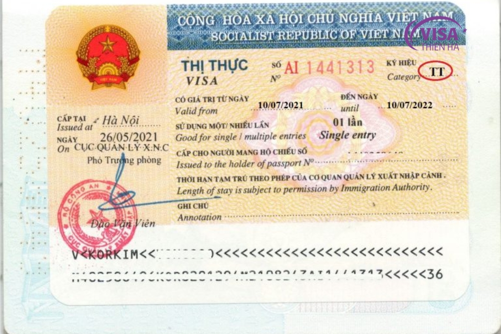 visa cho người nước ngoài